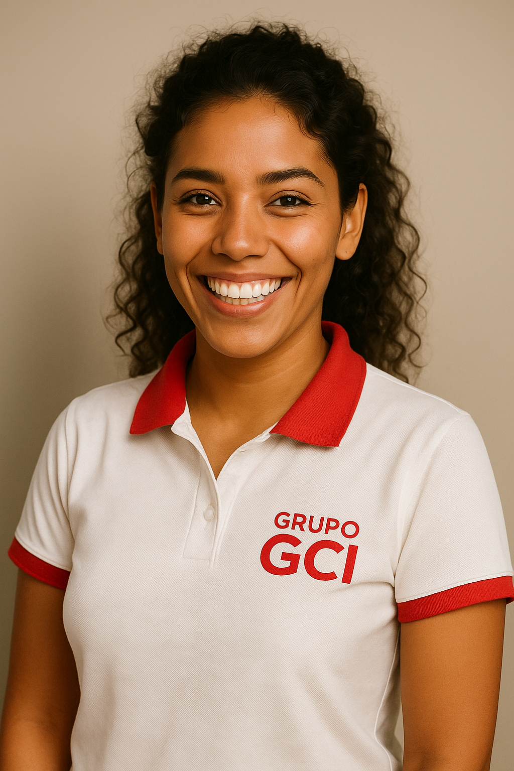 Retrato corporativo realista gerado com IA — foto de estúdio com iluminação profissional